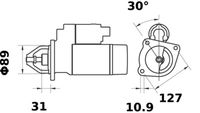 Thumbnail - Startmotor / starter - MS356 - MAHLE