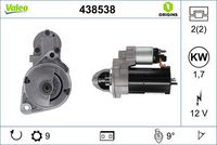 Starter VALEO, Cod: 438538