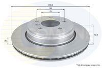 Disc frana COMLINE, Cod: ADC1726V