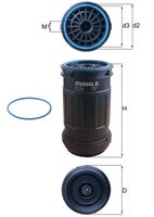 Thumbnail - Brandstoffilter - KC624D - KNECHT
