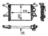 Thumbnail - Intercooler, inlaatluchtkoeler - CI94000P - MAHLE