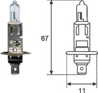 Glühlampe, Fernscheinwerfer