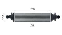 Thumbnail - Intercooler, inlaatluchtkoeler - CI480000P - MAHLE