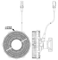 Thumbnail - Koppeling, radiateurventilator - CFC251000P - MAHLE