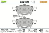 Bremsbelagsatz, Scheibenbremse