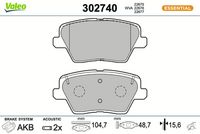 Bremsbelagsatz, Scheibenbremse