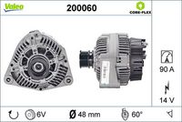 Generator / Alternator VALEO, Cod: 200060
