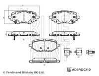 Bremsbelagsatz, Scheibenbremse