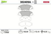 Bremsbelagsatz, Scheibenbremse