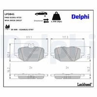 Bremsbelagsatz, Scheibenbremse