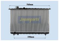 Radiator, racire motor JAPANPARTS, Cod: RDA283095