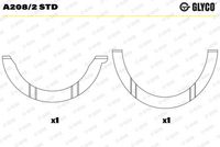 дистанционна шайба, колянов вал