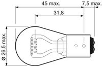 VALEO Gloeilamp, knipperlicht 2