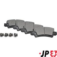 комплект спирачно феродо, дискови спирачки