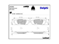 комплект спирачно феродо, дискови спирачки