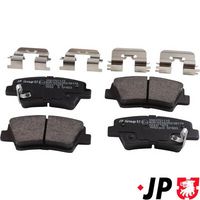 комплект спирачно феродо, дискови спирачки