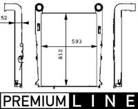 Thumbnail - Intercooler, inlaatluchtkoeler - CI102000P - MAHLE
