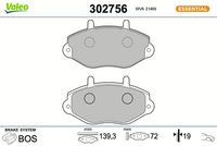 комплект спирачно феродо, дискови спирачки