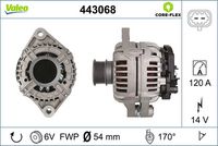 Генератор 443068 VALEO