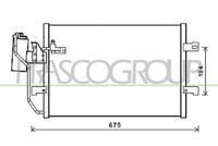 Condensator, climatizare PRASCO, Cod: ME320C002