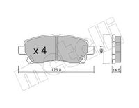 Bremsbelagsatz, Scheibenbremse