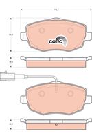 Bremsbelagsatz, Scheibenbremse