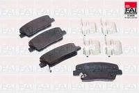 комплект спирачно феродо, дискови спирачки