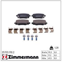 комплект спирачно феродо, дискови спирачки
