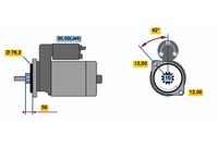 BOSCH Startmotor / Starter 3