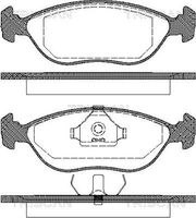 Bremsbelagsatz, Scheibenbremse