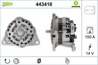 Generator / Alternator VALEO, Cod: 443410