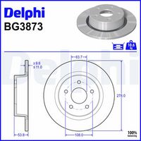 Disc frana DELPHI, Cod: BG3873