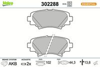 Bremsbelagsatz, Scheibenbremse