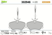 Bremsbelagsatz, Scheibenbremse