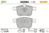 Bremsbelagsatz, Scheibenbremse