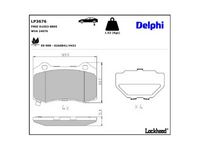 комплект спирачно феродо, дискови спирачки
