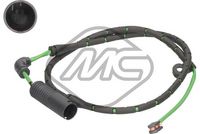 предупредителен контактен сензор, износване на накладките