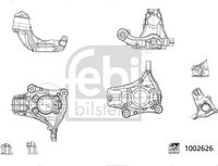 Achsschenkel, Radaufhängung