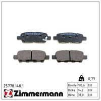 комплект спирачно феродо, дискови спирачки