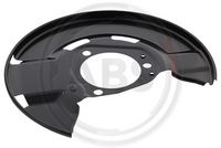 Spritzblech, Bremsscheibe