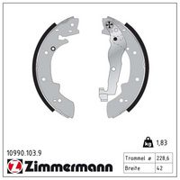 Set saboti frana ZIMMERMANN, Cod: 10990.103.9