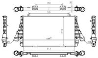 Radiator intercooler MTR, Cod: 13054503
