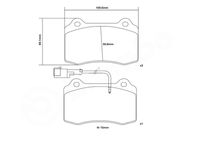 BREMBO High performance remblokkenset 3