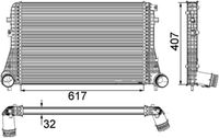 Thumbnail - Intercooler, inlaatluchtkoeler - CI208000P - MAHLE