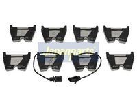 комплект спирачно феродо, дискови спирачки