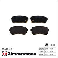 комплект спирачно феродо, дискови спирачки