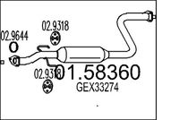 Mittelschalldämpfer