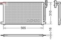 Condensator / Radiator aer conditionat DENSO, Cod: DCN05003
