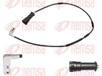 предупредителен контактен сензор, износване на накладките