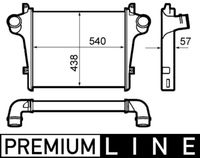 Thumbnail - Intercooler, inlaatluchtkoeler - CI397000P - MAHLE